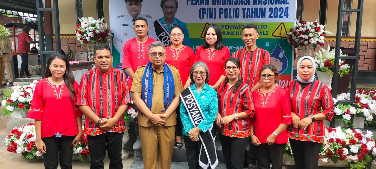 Pencanangan PIN Polio 2024 oleh Pj.Walikota Ambon, 23/7/2024